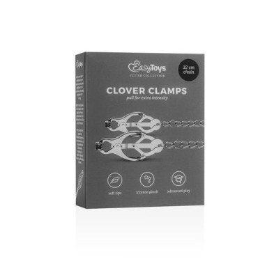 Stymulator-Japanese Clover Clamps With Chain